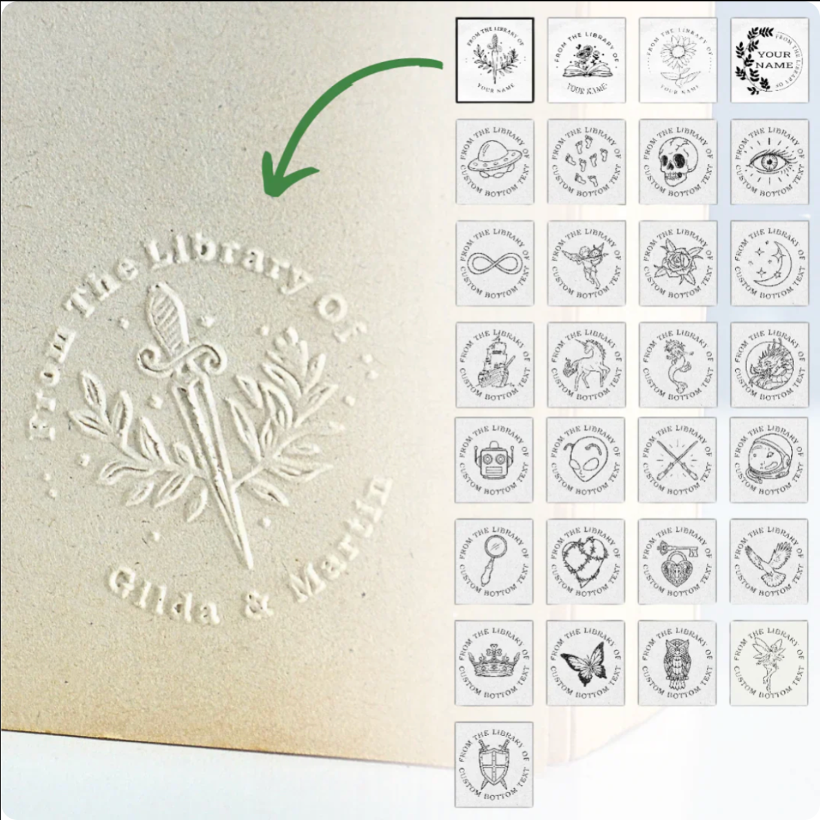 Book Embossing Seal